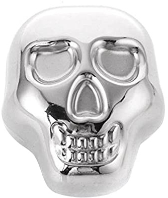 Pierres De Refroidissement À Whisky En Forme De Tête De Mort Glaçon Réutilisable En Acier Inoxydable Pour Refroidir Les Boissons Vin Facile À Utiliser Glaçon En Acier Inoxydable Pour Boissons Le