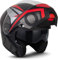 Moto Helmets® F19 „Runner Red“ · Motorrad-Helm · Klapp-Helm Modular-Helm Flip-up Integral-Helm Motorrad-Helm Roller-Helm Cruiser · ECE 22.05 Sonnenvisier Schnellverschluss Tasche S (55-56cm)