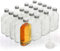 Belle Vous 20 x 200 ml Botellitas de Cristal Pequeñas - Petacas con Tapas a Rosca Plateadas y Embudo - Mini Botellas de Licor Bodas y Fiestas - Alcohol, Schnapps, Whisky, Tragos y Bebidas Espirituosas