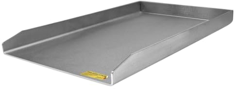 BABOSSA Grill Plancha aus V2A Edelstahl – Erstklassige Verarbeitung & perfekte Hitzeverteilung – kompatibel mit Broil King Regal & Imperial (30 x 48 cm) – Teppanyaki Platte 100% Made in Germany