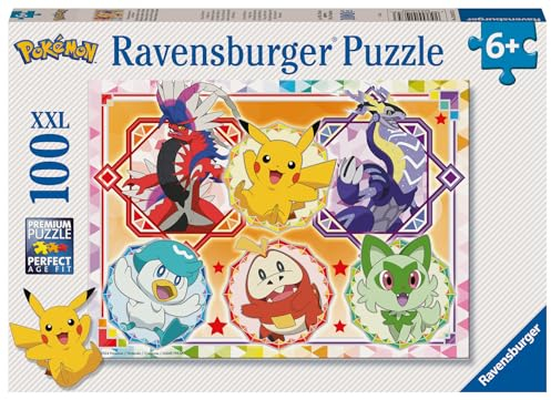 Ravensburger Pokemon Toys & Games - 100 Piece Jigsaw Puzzle for Kids and Adults Age 6 Years Up - 2024 Edition