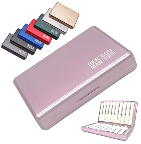 GC Premium Zubehör Etui kompatibel mit IQOS Terea Iluma Prime oder Heets one Duo 3 originals Kit Stick-etui Stickbox Aluminium, rosa