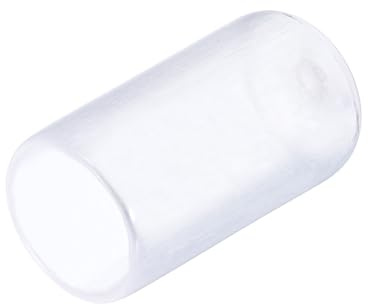 QUARKZMAN 25Pcs Embouts en Caoutchouc de 10mm de Diamètre Intérieur en PVC Vinyle, Capuchon d'Extrémité Rond à Vis Protectrices Transparentes