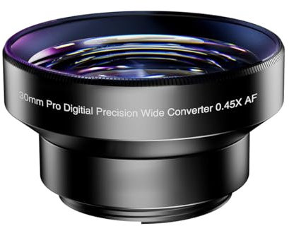 Microscope Accessories Wide Angle Precision Lens WL01 For Digital Microscope 30MM Wide Angle 0.45x Converter Lens Durability And Reliable Performance