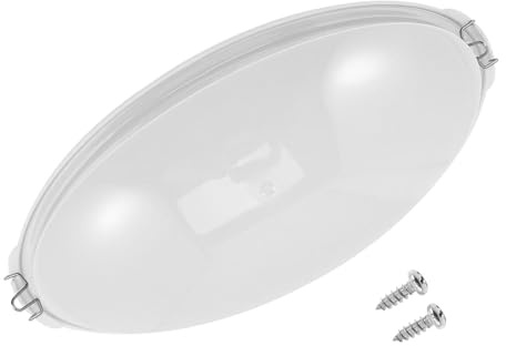 LIFKOME Explosionsgeschützter Lampenschirm Saunalampe Kunststofflegierung Deckenleuchte Zubehör Für Feuchträume