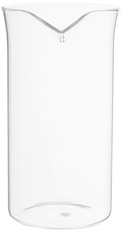 BESPORTBLE Verre de Rechange pour Cafetière à Piston Pichet Extraction Espresso Résistant Chaleur Tasse Press avec Bec Verseur pour Thé et Café