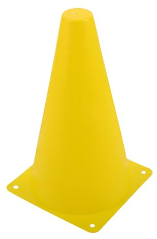 ORFOFE Colonna Accessorio Toilette per Animali Domestici in Plastica Gialla per Addestramento Cani 23cm Facile da Pulire per Interni e Spazi Limitati