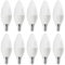 ZONE LED SET - LED Birnen, 3.7W, E14, Kerzenform, C37, 320lm, Tageslicht (4000K), 10-er Pack