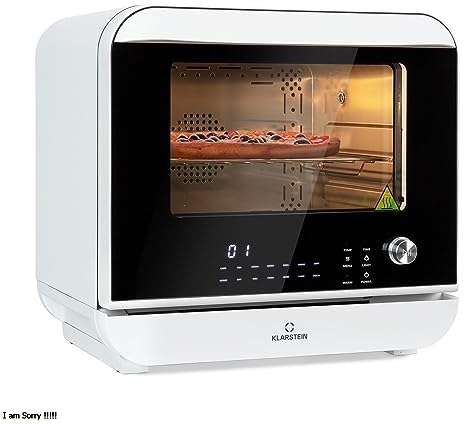 Klarstein 18 L Heißluftfritteuse, Airfryer mit Dampf- und Trocknungsfunktion, Schnelle Heissluftfriteuse XXL, Timer, 10 Programme, Air Fryer zum Luftfritieren, 2450W Fritteuse Heissluft ohne Fett