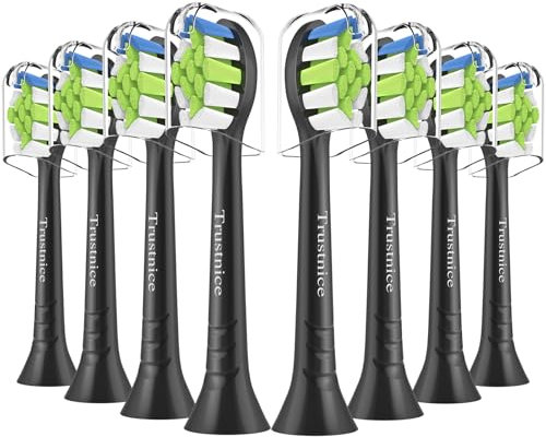 Trustnice Ersatzbürsten Kompatibel mit Philips Sonicare Elektrische Zahnbürste, Zahnbürstenkopf für Phillips Sonicare, 8 Stück