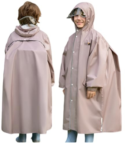 Cycling Raincoat Kids Rain Jacket Student Girls Rain Poncho Boys Rain Wear