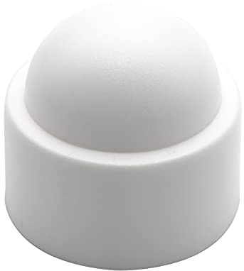 Enkotrade Lot de 36 capuchons de protection pour vis et écrous hexagonaux M16 - Blanc - Largeur de clé 24