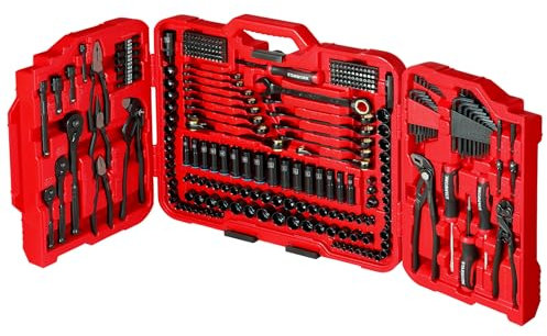 STARWORK TRUE MECHANIC™ 312-Piece Mechanics Tool Set and Socket Set, Professional【Pliers Wrench】 SAE/Metric