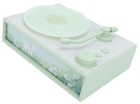 Luqeeg Haut-Parleur Portable, Tourne-Disque Rétro Antique, Haut-Parleur de Style Phonographe Classique à l'ancienne avec Diffuseur d'aromathérapie, Idéal pour la Chambre, Le Bureau et Les Fêtes