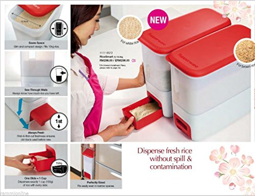 TUPPERWARE Smart Reisspender (10 kg) mit Multi Freebies Schneller Versand