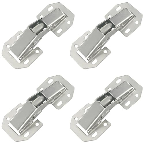 4 PCS 90 Degree Cabinet Door Soft Close Hinges