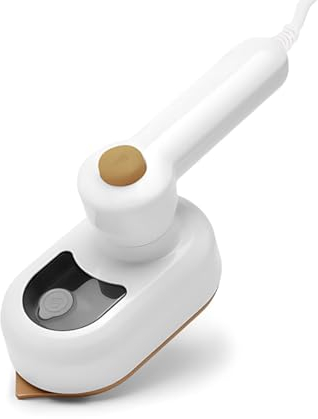 HPiano Ferro da Stiro da Viaggio,Ferro da Stiro Portatile da Viaggio,Mini Ferro da Stiro da Viaggio,Mini Ferro da Stiro Portatile,Ferro da stiro con Serbatoio D'acqua da 50 ml per Viaggi e Casa 25W