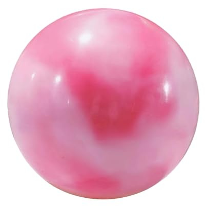 kowaku Pelota de Gimnasia Rítmica de PVC para Ejercicios de Entrenamiento Danza y Práctica Adecuada para Adultos y Niños en Casa Gimnasio, Nube Roja