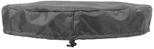 HOMSFOU Copertura per Barile D'acqua da Esterno Coperchio, Tessuto Oxford 210d Resistente, Protezione Antipolvere e Anti-pioggia, Adatta per Secchi Plastica e Chimici da Giardino,