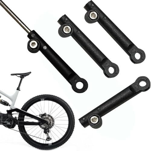 4 pezzi supporto parafango per bicicletta, supporto per parafango anteriore in acciaio , per in acciaio da 4 mm, lunghezza regolabile, per ragazzi ciclisti ed esterni