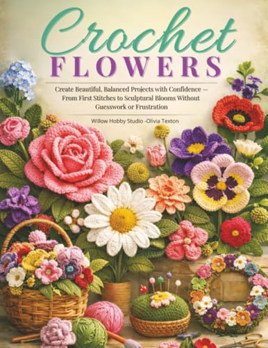 Crochet Flowers: Create Beautiful, Balanced Projects with Confidence — From First Stitches to Sculptural Blooms Without Guesswork or Frustration