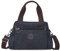 FANDARE Retro Handtaschen Leinwand Schultertasche Damen Umhängetasche Frauen Crossbody Messenger Bag Shopper Reisen Arbeitstasche Schwarz