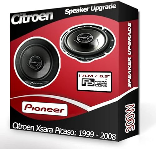 Xsara Picasso Speaker upgrade Front Door Pioneer car speakers 6.5 17cm 300W