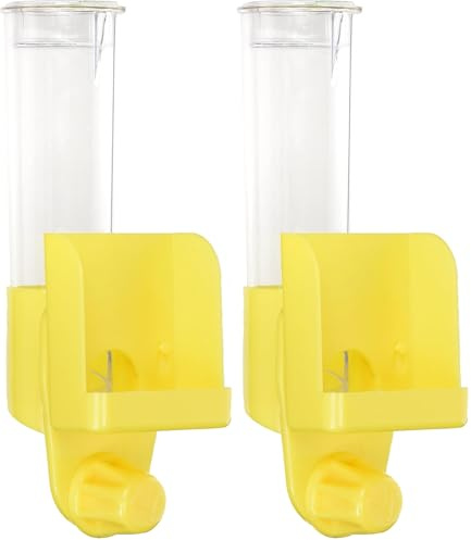 JW Pet Company Clean Seed Silo Bird Feeder Bird Accessory, Regular (Colors Vary) (Pack of 2)