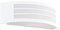 Eglo Leiros - Lampada da parete per esterni, design rettangolare, in metallo, colore bianco, attacco E27, IP44