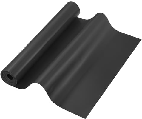 QUARKZMAN 11.8 x 9.8 pies Rollos de Tapete de Silicona para Hornear Resistentes al Calor Tapetes de Repostería Antiadherentes Antideslizantes para Encimeras Negro
