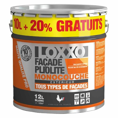 LOXXO Peinture Façade Pliolite 12L Blanc 12 L