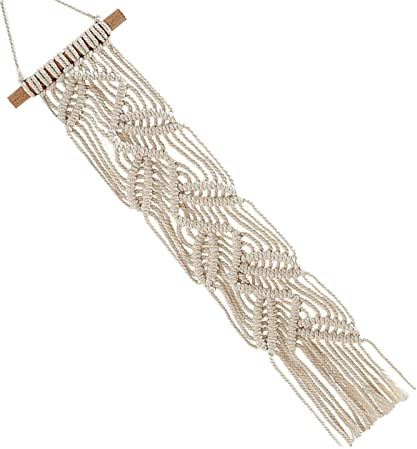 Handmade Macrame Wall Tapestry | Long Boho Wall Art Tapestry Boho Tapestries Decor for Bedroom, Bohemian Wall Decor for Decor