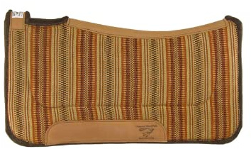 Diamond Wool Contoured Felt Ranch Western Saddle Pad for Horses 30x30-1/2 Thickness, Sedona