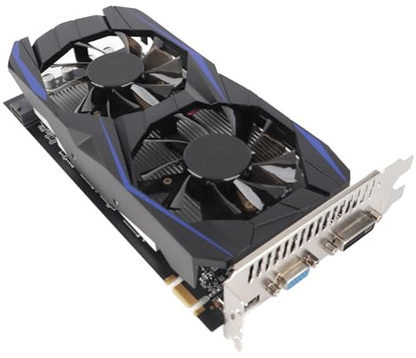 GTX550Ti Grafikkort, 6GB 192Bit GDDR5, Stöd för DVI VGA HD Multimedia Interface, PCI Express 2.0, Dual Kylfläkt, PC Game Grafikkort