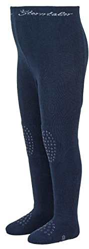 Sterntaler Baby Boys Crawling Tights Plain Tights, navy, 74 cm