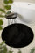 Wecon Home Basics Badteppich, Badematte, kuscheliger Flauschiger weicher Flor, rutschfest und waschbar, Joris (90 cm rund, schwarz)