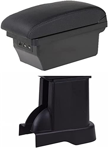 IFFANY Car Armrest Leather Arm Rest Styling Center Console Decoration Accessories For Suzuki For Alto 2008-2016 U-sb Strorage Box Armrest Box