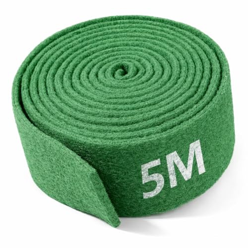 Rouleau Éponge Abrasive Verte Professionnelle 14cm x 5m – Fibre Grattante Haute Performance pour Nettoyage Intensif – Cuisine, Restauration, Collectivités, Surface INOX & Vaisselle