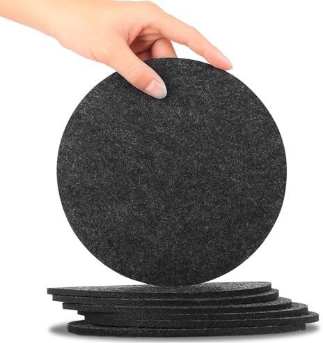 7 STK Topfuntersetzer Filzuntersetzer Rund 22 cm, Topfschoner Pfannenschutz Stapelschutz Filzunterlage,Runde Filz Tellerteiler Filz Topfschutz Pfannenschoner, Tischuntersetzer für Töpfe Gläser Vasen