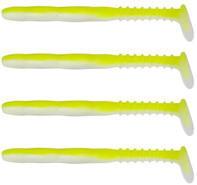 4PCS T-Tail Soft Bait Paddle Pesca Swimbait Esche Artificiali Wobbler Tackle Esche T Soft Wobbler Pesca Swimbait