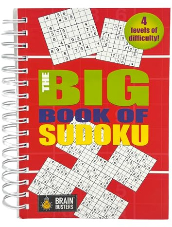 Big Book of Sudoku: Over 500 Puzzles & Solutions, Easy to Hard Puzzles for Adults (Brain Busters)