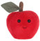Apricot Lamb Apfel Essen Plüschtiere für Kinder, weiche niedliche Kuscheltier für Baby Mädchen und Jungen, Flauschige Apfel Essen Rot 13 cm