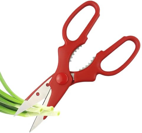 Ciseaux de Cuisine Professionnels - Ciseaux à Volaille et à Poisson avec Lames Tranchantes, Parfaits pour Découpe Précise et Efficace | Conception Ergonomique et Facile Applications