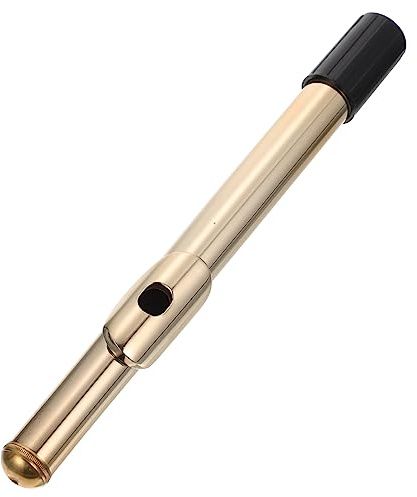 Gatuida Flute Headjoint Metal White Brass Nickel Plated, Smooth Surface Lightweight Design for Intermediate and Professional Players, Sturdy Wind Instrument Parts for Practice