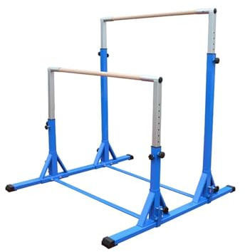 UALXPAO Barre de Gymnastique Barres asymétriques Doubles for Adultes for entraînement de Gymnastique en intérieur et extérieur