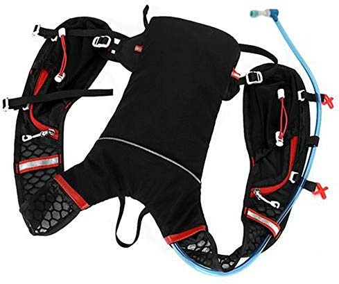 luckything Trinkrucksack Laufen Marathon Rucksack Schwarz 1.5 Liter