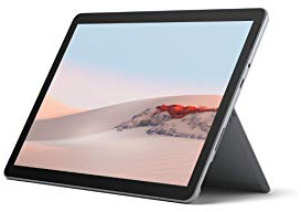 Surface Ordinateur Portable Microsoft Go 2 en 1 10,5 Full HD, WiFi, Intel Pentium Gold 4425Y, 8 Go de RAM, 128 Go SSD, Windows 10 Home Platine