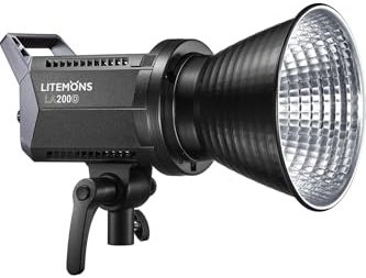 Godox Litemons LA200D Studio LED-videolampa 230W 5600K färgtemperatur 8 FX CRI96+ TLCI97+ Bowens-montering APP-fjärrkontroll Vlog Livestreaming Porträttproduktion
