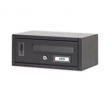 Boîte aux lettres en copropriété 1 place 30 x 17 x 12 h – Modèle Modular – Gris anthracite