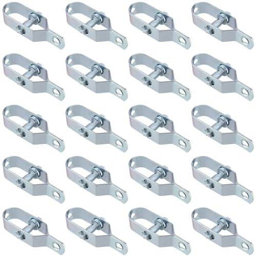 YUENPUN 20 PCS Wire Tensioner Tool, Wire Mesh Fence Tensioner, Fencing Wire Tensioners Fencing Line Wire Tightener for Garden and Farm Fence Wire